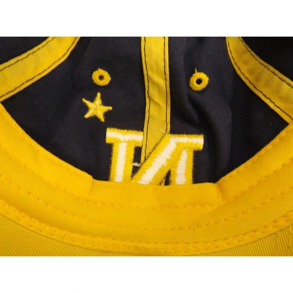 US Navy ⚓RAM Embroidered N Blue & Gold Collegiate Licensed Adjustable Cap Hat